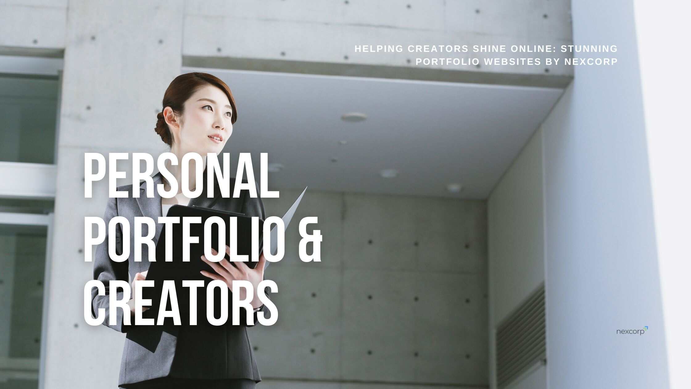 Helping Creators Shine Online_ Stunning Portfolio Websites by NexCorp
