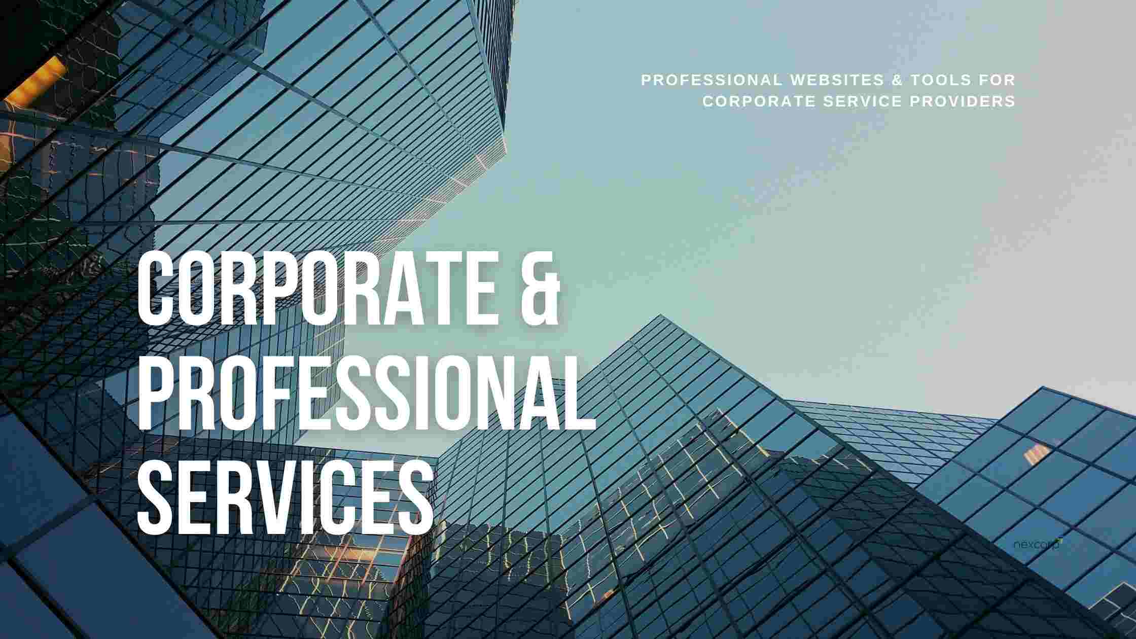 Professional Websites & Tools for Corporate Service Providers